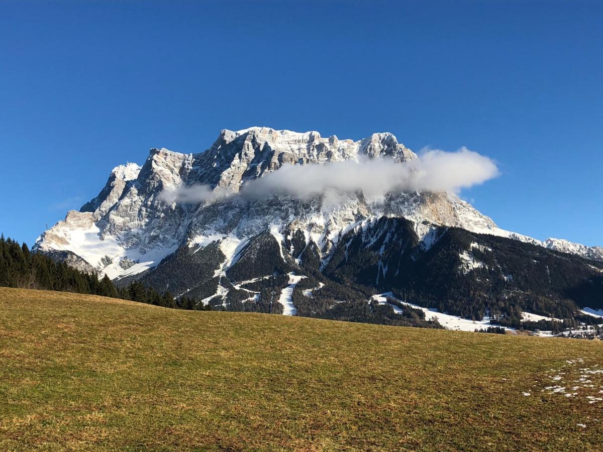 Panoramablick Appartement Lermoos Buitenkant foto