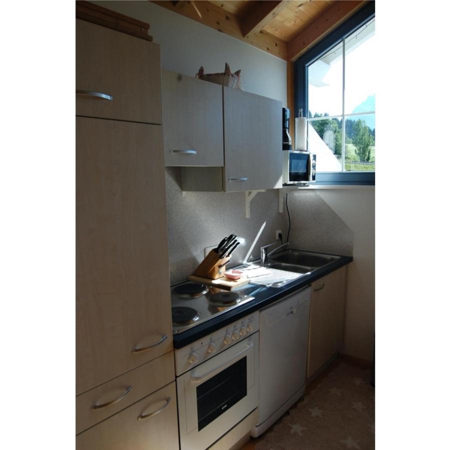 Panoramablick Appartement Lermoos Buitenkant foto
