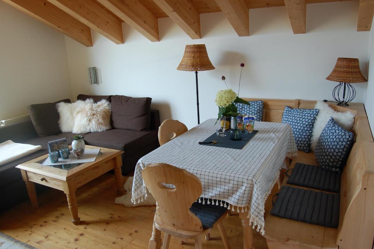 Panoramablick Appartement Lermoos Buitenkant foto