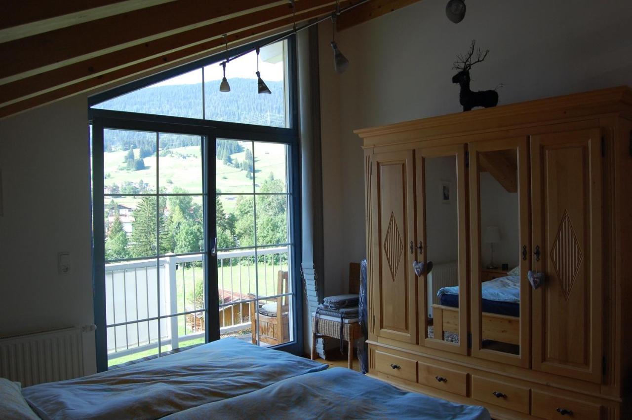 Panoramablick Appartement Lermoos Buitenkant foto