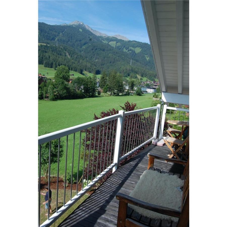 Panoramablick Appartement Lermoos Buitenkant foto