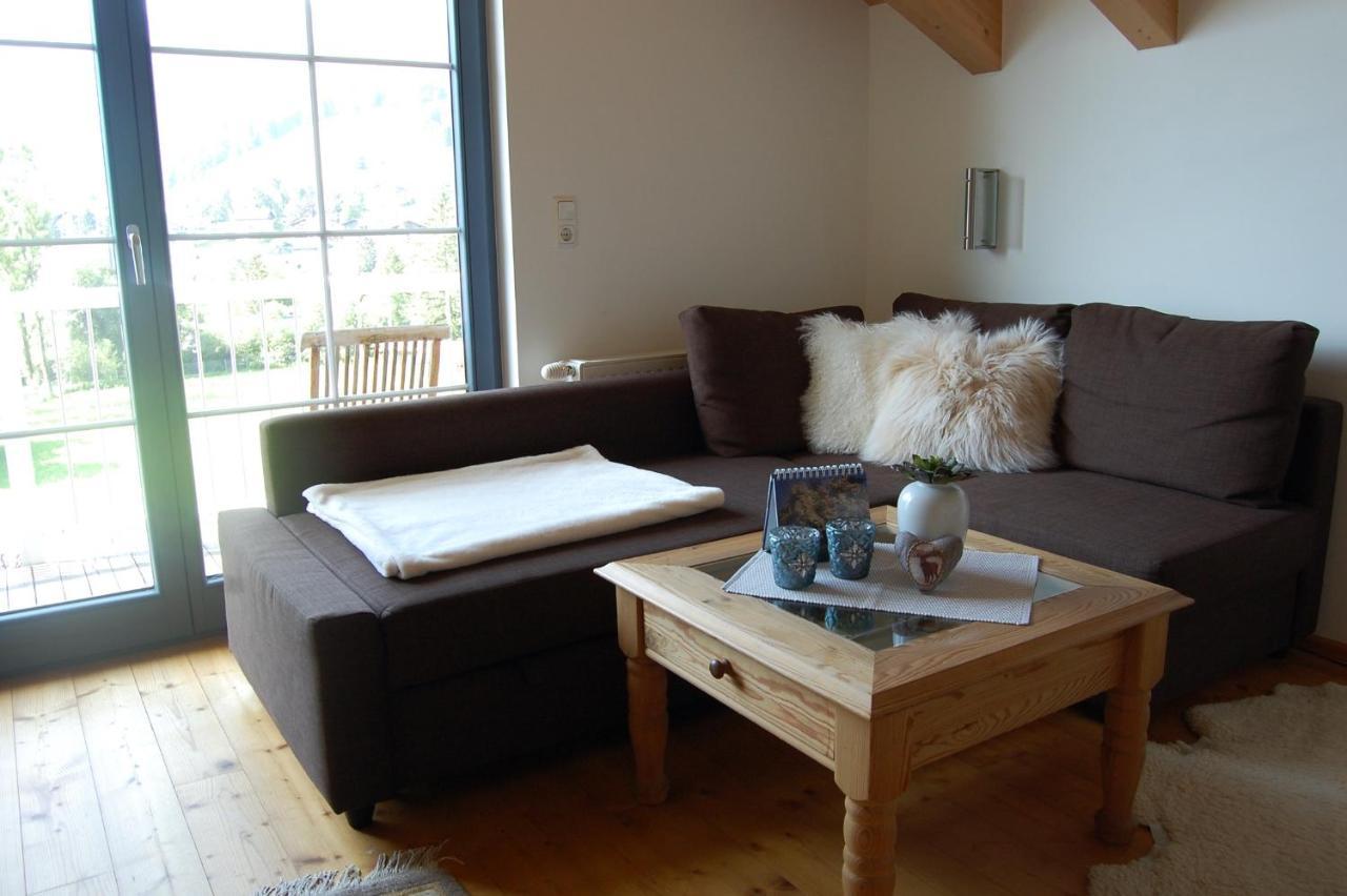 Panoramablick Appartement Lermoos Buitenkant foto
